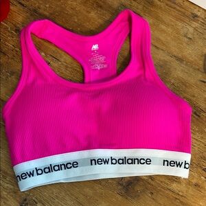 New Balance Fuchsia Racerback Bra NWOT size M
